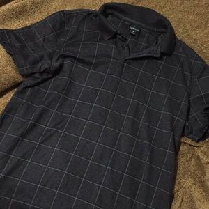 Checked polo shirt